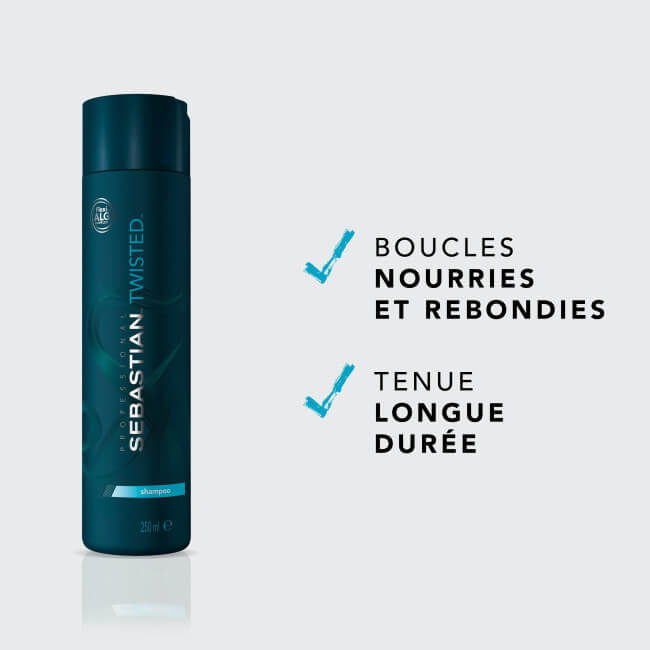 Twisted Elastic Cleanser shampoo voor krullend haar van Sebastian, 250 ml.