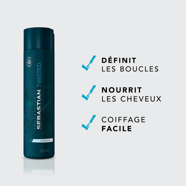 Ontwarrende conditioner voor krullend haar Twisted Elastic Detangler Sebastian 250ml.