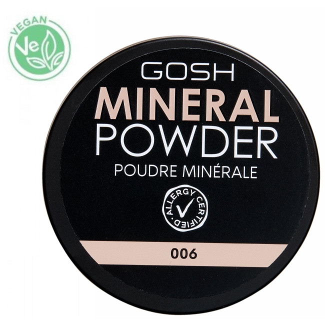 Poudre libre n°06 Honey - Mineral Powder GOSH 