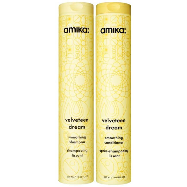 Glättendes Shampoo Velveteen von Amika, 300 ml.