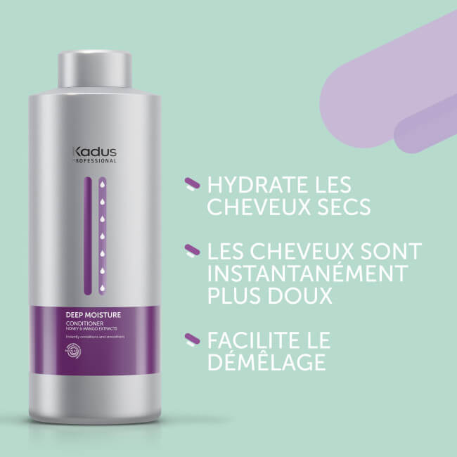 Après-shampooing hydratant Deep Moisture Kadus 1L