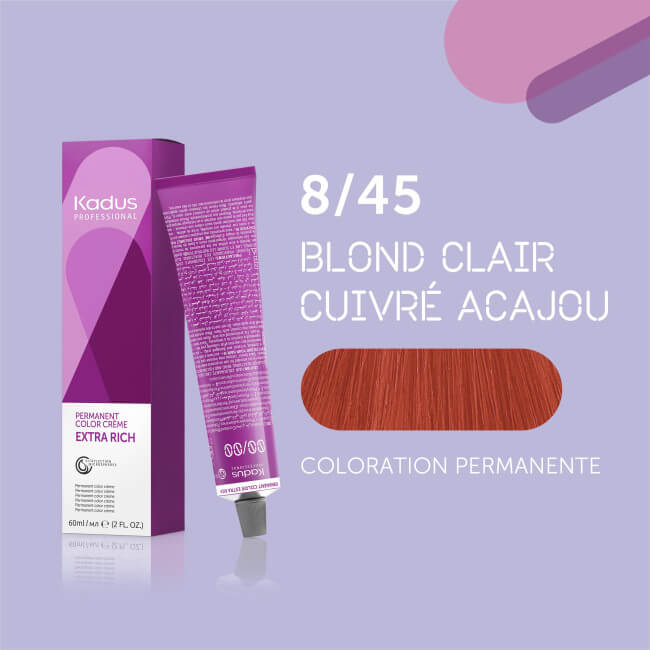 Coloration permanente 8/45 Kadus 60ML
