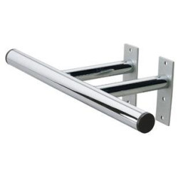 Wall-mounted Footrest PI Chrome-Plated Steel