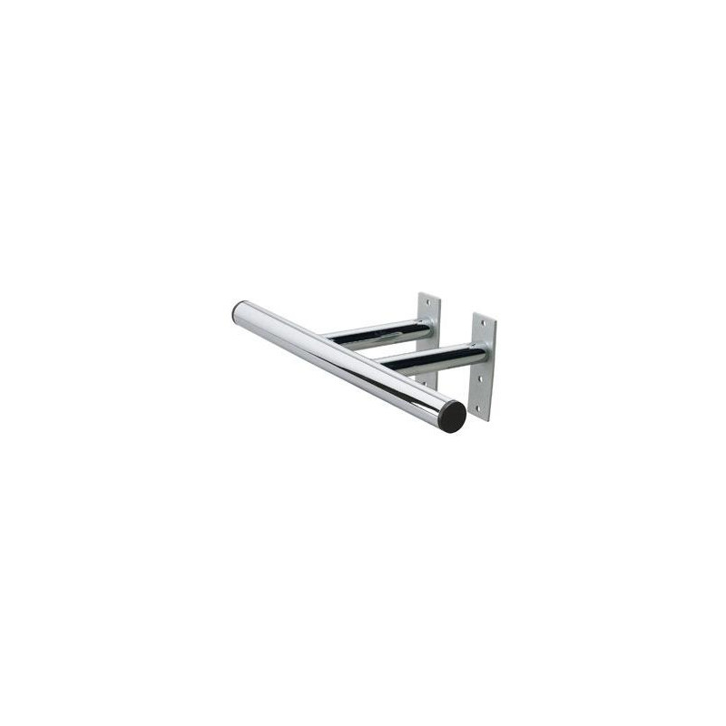 Wall-mounted Footrest PI Chrome-Plated Steel