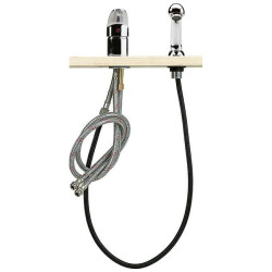 Chrome mixer tap complete + Chrome hand shower