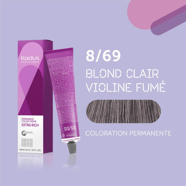 Coloração permanente 8/69 Kadus 60ML