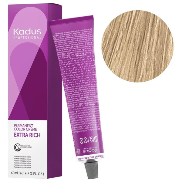 Permanent hair color 9/17 Kadus 60ML