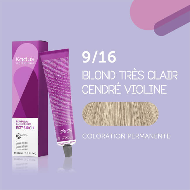 Coloração permanente 9/16 Kadus 60ML