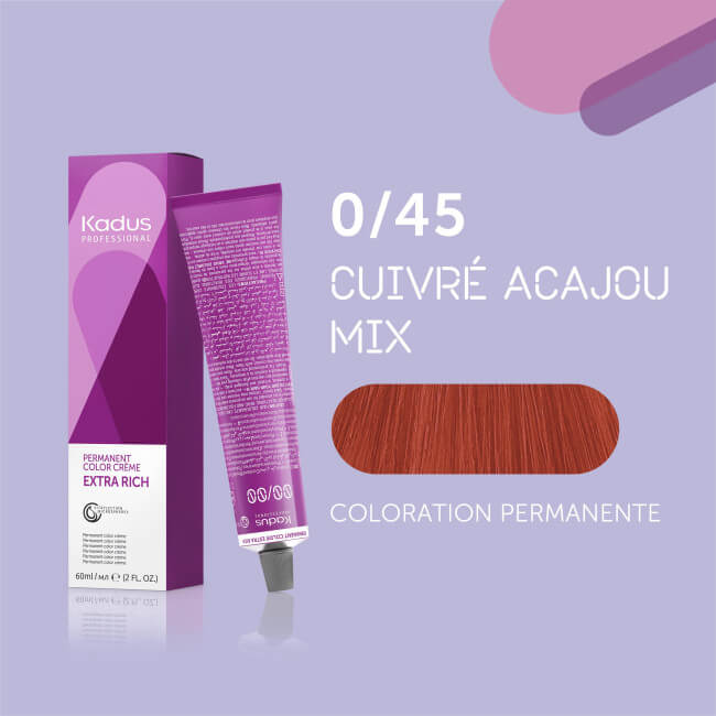 Coloración permanente 0/45 Kadus 60ML