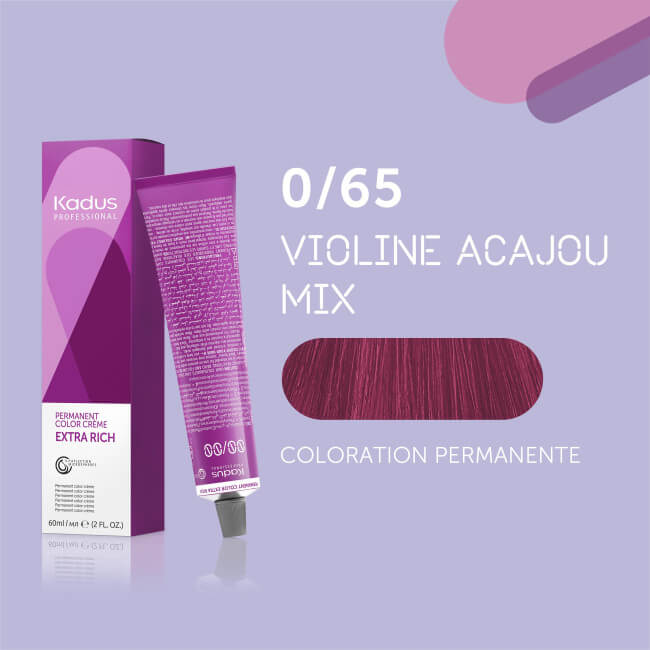 Colorazione permanente 0/65 Kadus 60ML