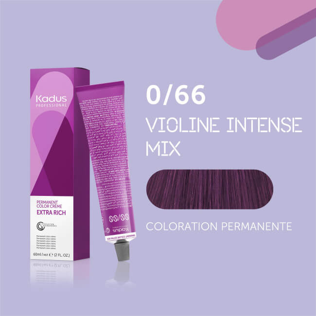 Permanente kleuring 0/66 Kadus 60ML