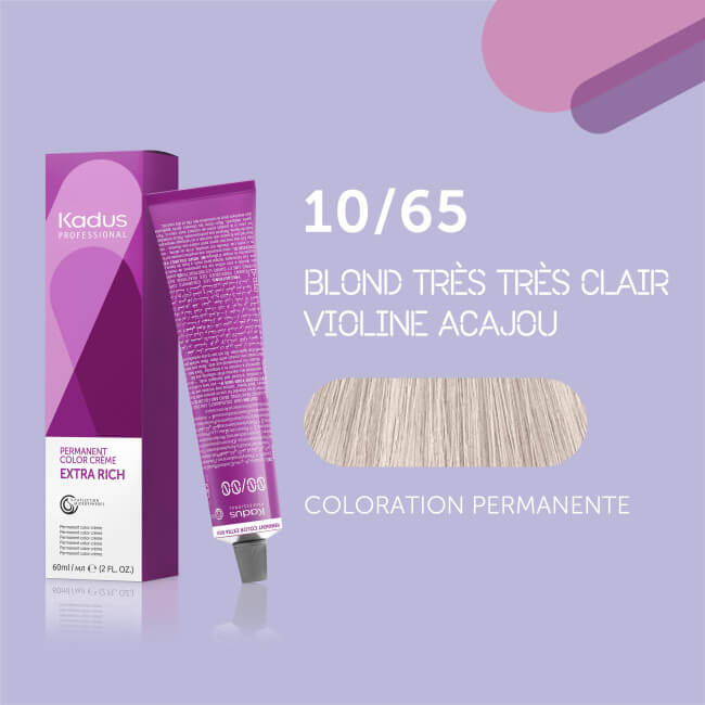 Permanente kleuring 10/65 Kadus 60ML