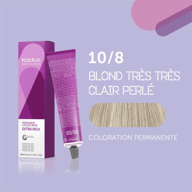 Coloration permanente 10/8 Kadus 60ML