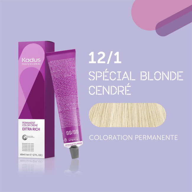 Coloração permanente 12/1 Kadus 60ML