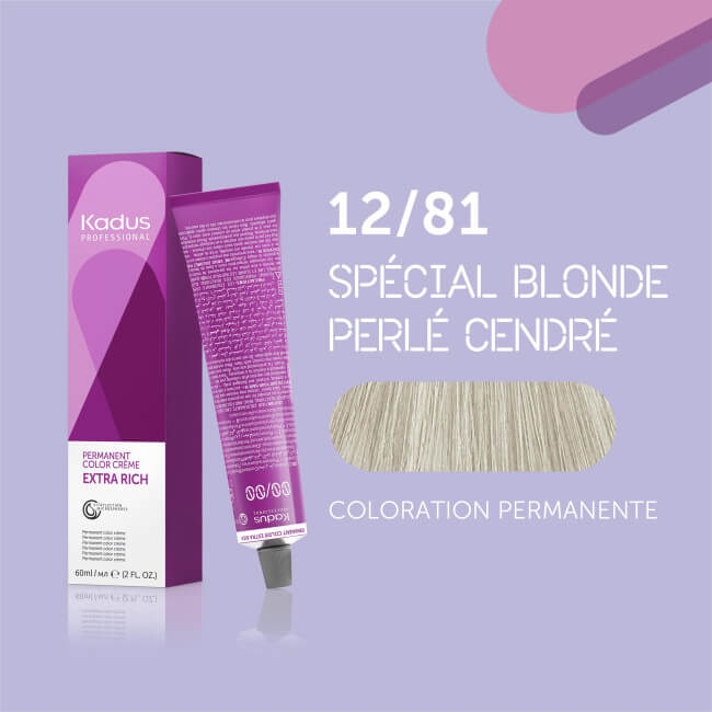 Coloração permanente 12/81 Kadus 60ML