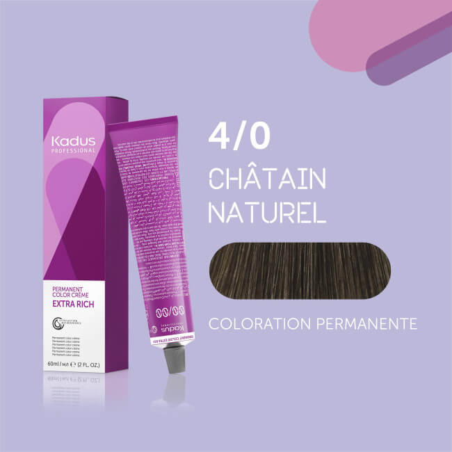 Coloração permanente 4/0 Kadus 60ML