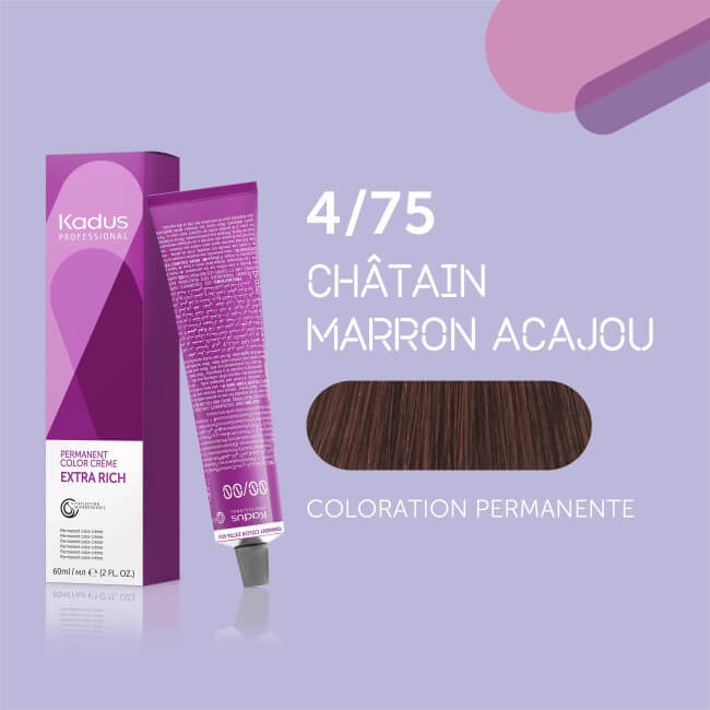Colorazione permanente 4/75 Kadus 60ML