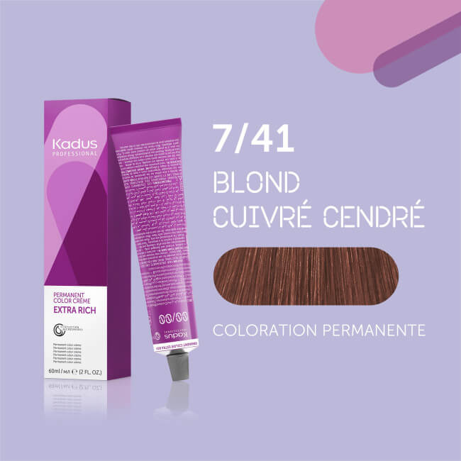 Permanente kleuring 7/41 Kadus 60ML