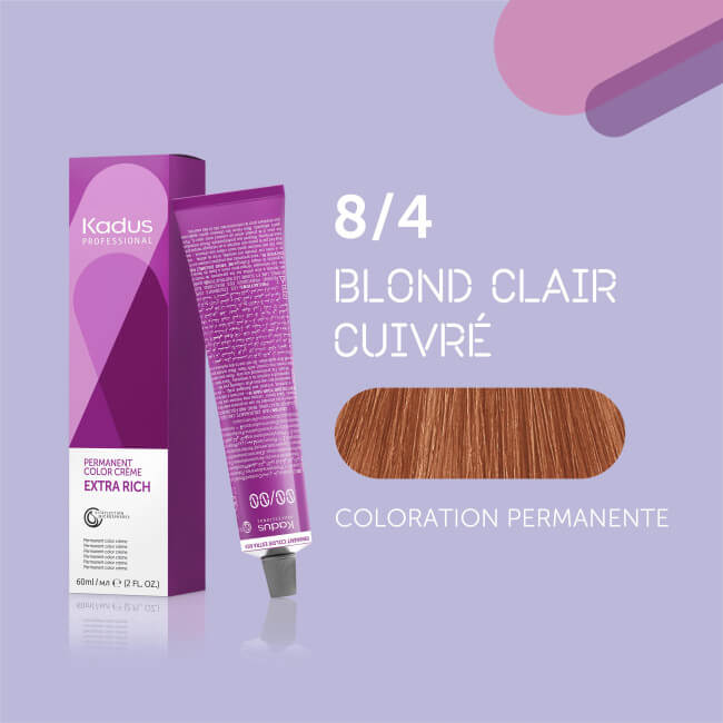 Coloração permanente 8/4 Kadus 60ML