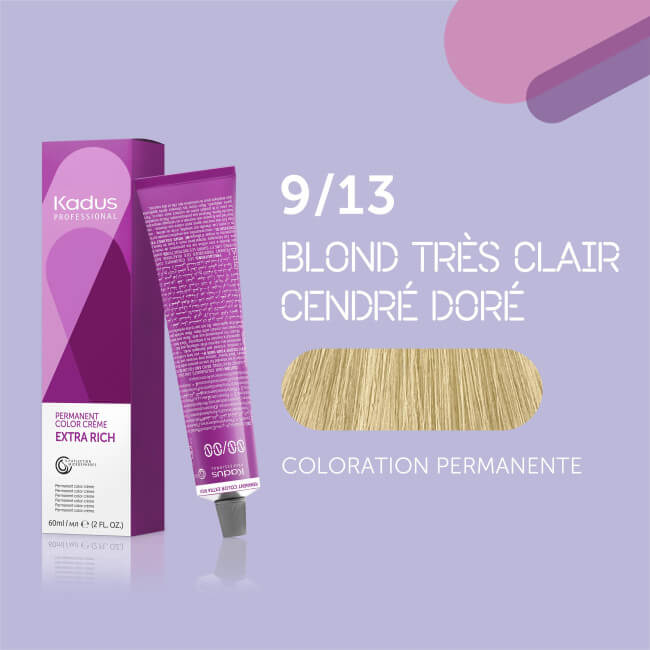Kleurbehandeling permanent 9/13 Kadus 60ML