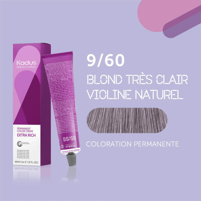 Coloração permanente 9/60ML Kadus 60ML