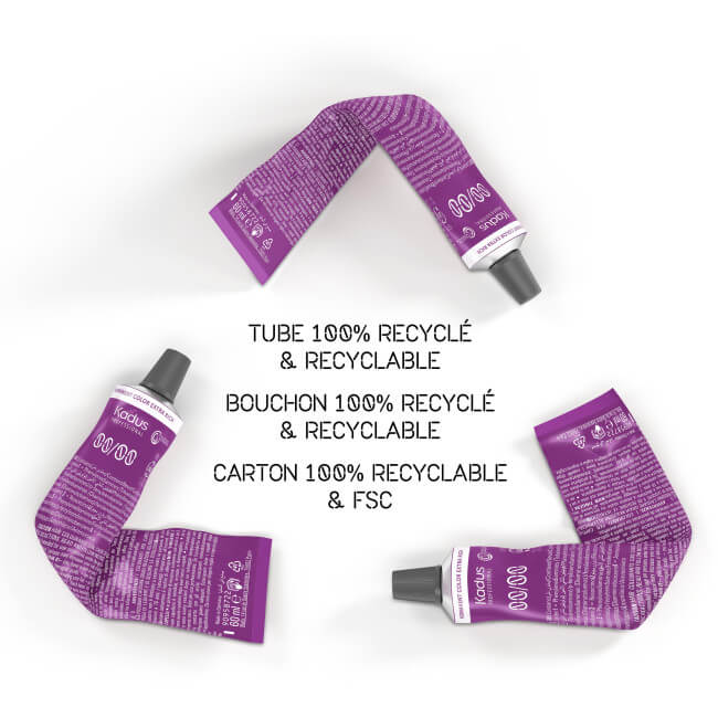 Coloração permanente 12/16 especial loiro cinza violeta Kadus 60ML