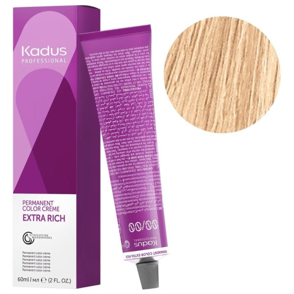 Coloration permanente 12/7 spécial blonde marron Kadus 60ML