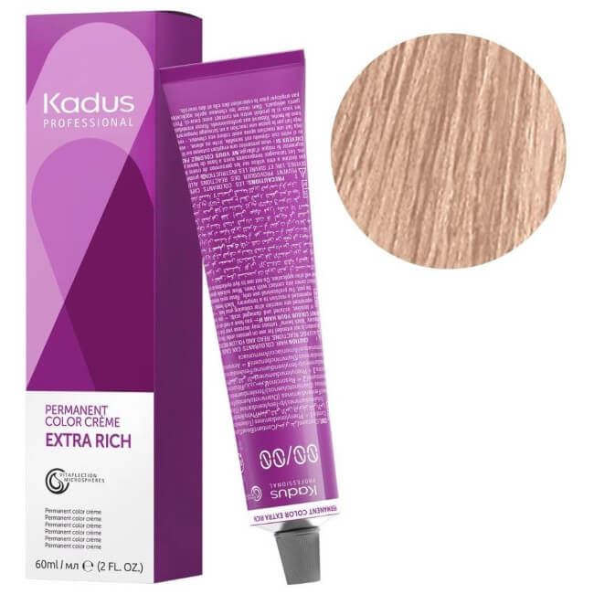 Coloration permanente 9/96 blond très clair fumé violine Kadus 60ML