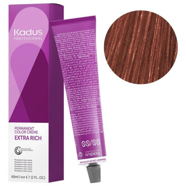 Coloration permanente 7/41 blond cuivré cendré Kadus 60ML