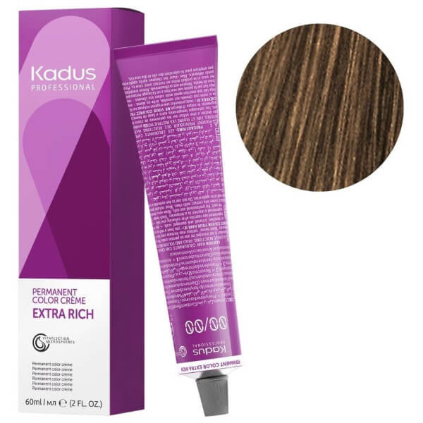 Coloration permanente 6/71 blond foncé marron cendré Kadus 60ML