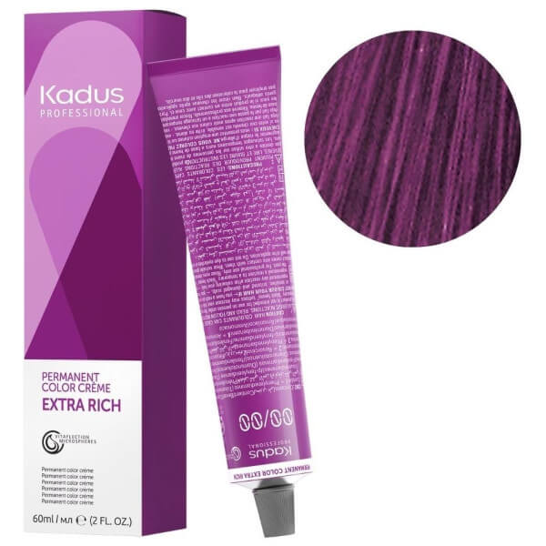 Coloration permanente 5/6 châtain clair violine Kadus 60ML