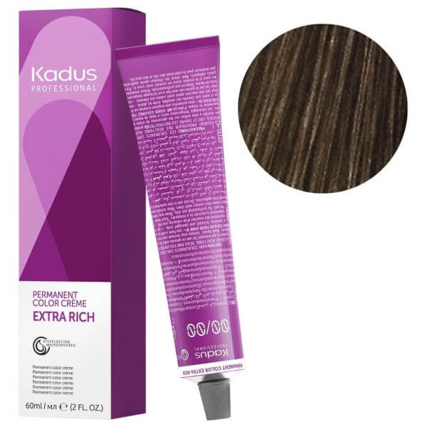 Coloration permanente 4/0 châtain naturel Kadus 60ML