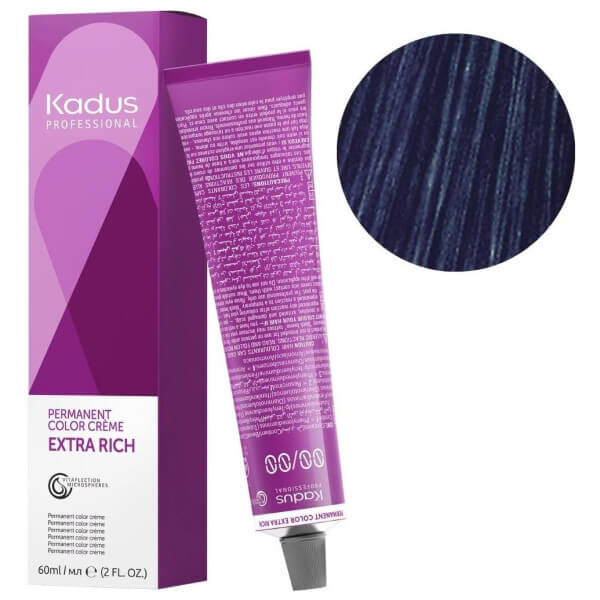 Coloration permanente 2/8 noir perlé Kadus 60ML