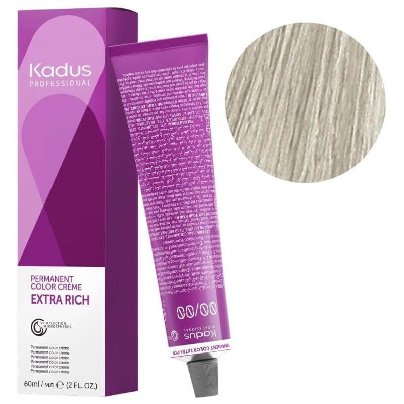 Coloração permanente 12/81 loiro pérola acinzentado especial Kadus 60ML
