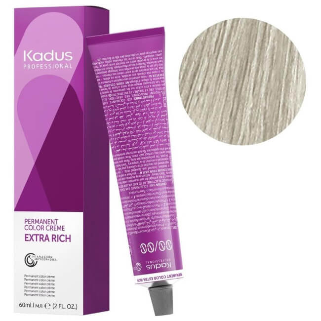 Coloração permanente 12/81 loiro pérola acinzentado especial Kadus 60ML