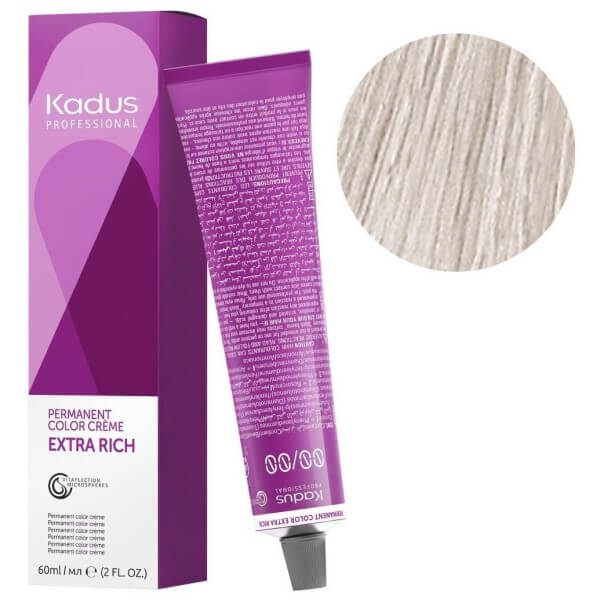 Coloration permanente 12/96 spécial blonde fumé violine Kadus 60ML