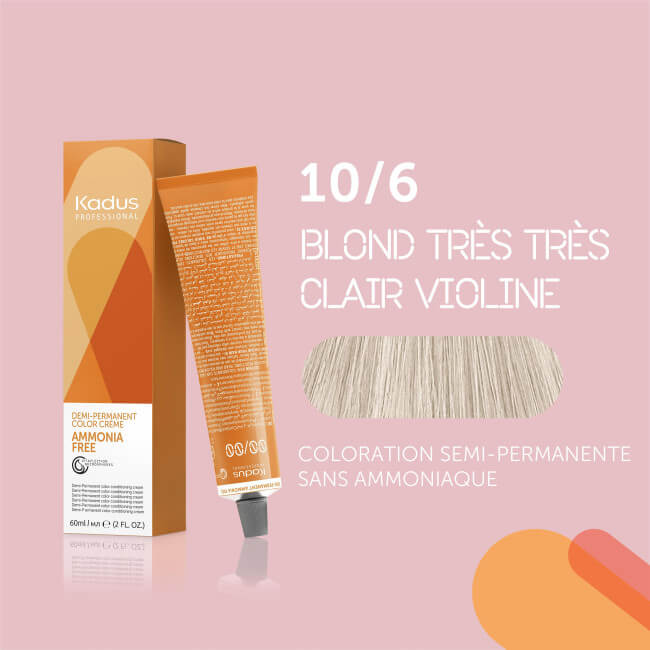 Coloration sans ammoniaque 10/6 Kadus 60ML