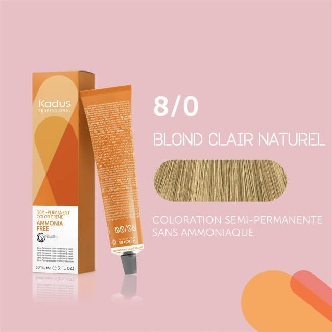Coloration sans ammoniaque 8/0 Kadus 60ML