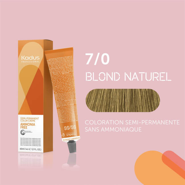 Coloration sans ammoniaque 7/0 Kadus 60ML 