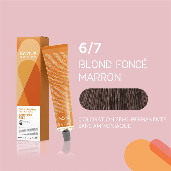 Coloration sans ammoniaque 6/7 Kadus 60ML