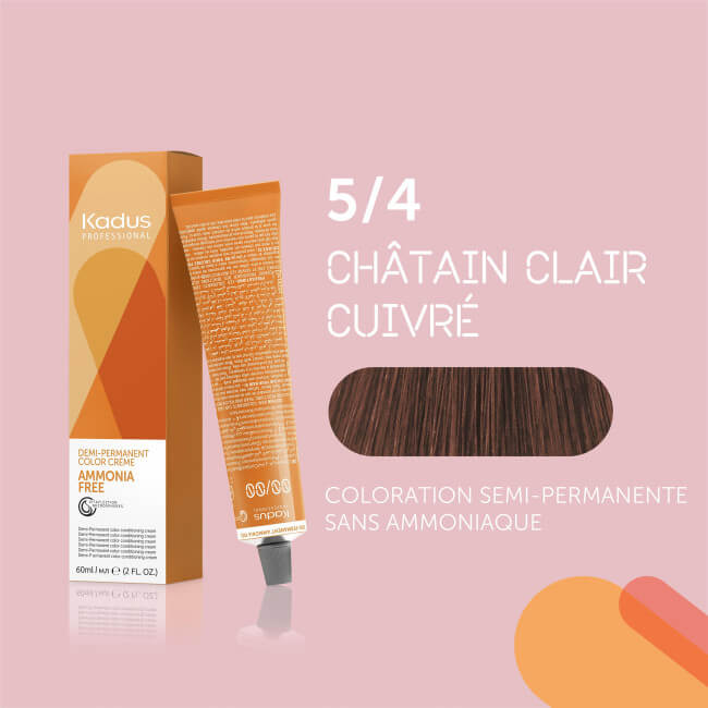 Coloration sans ammoniaque 5/4 Kadus 60ML