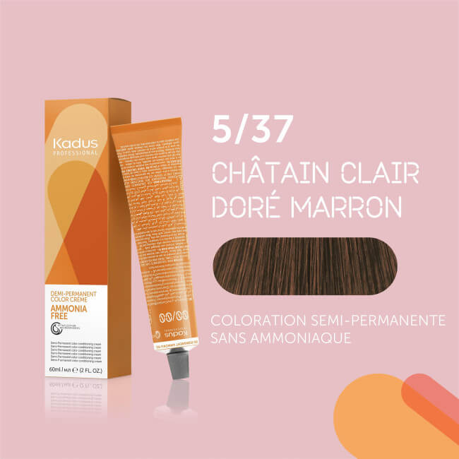 Coloration sans ammoniaque 5/37 Kadus 60ML