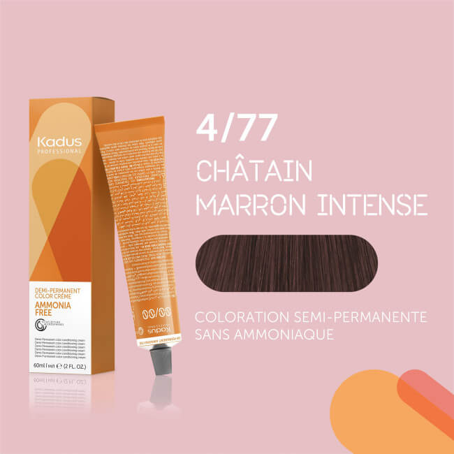 Coloration sans ammoniaque 4/77 Kadus 60ML