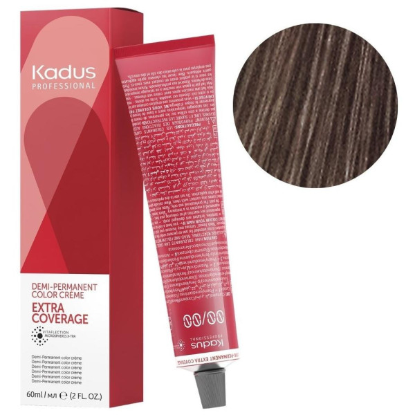 Extra Coverage Hair Color 5/07 Kadus 60ML