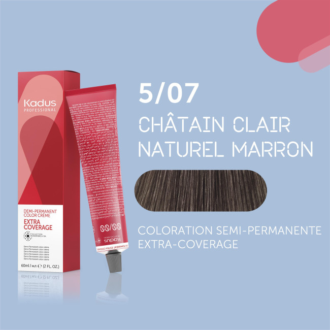 Coloration extra Coverage 5/07 Kadus 60ML