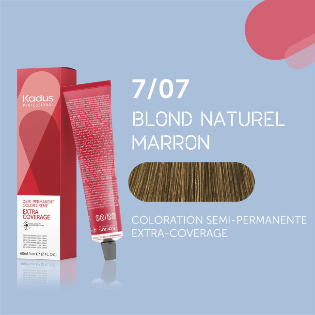 Coloration extra Coverage 7/07 Kadus 60ML