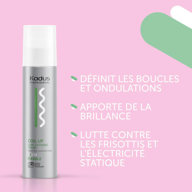 Definição do creme para encaracolamento Coil Up Kadus 200ML