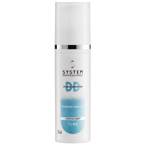 Unlimited Structure DD63 System Professional matte texturizing cream 75ml