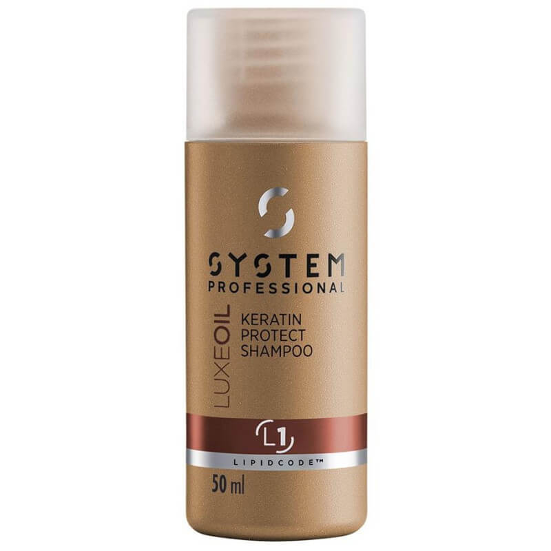 L1 System Professional LuxeOil Champú protector de queratina 50ml