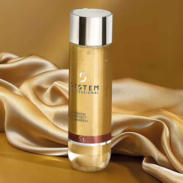 Shampoing Wella System Professional LuxeOil L1 Kératine Protect 200ml - Neuf